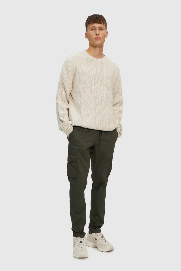 Cable Knit Sweater - Birch