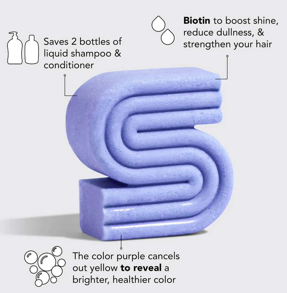 Purple Toning Solid Shampoo