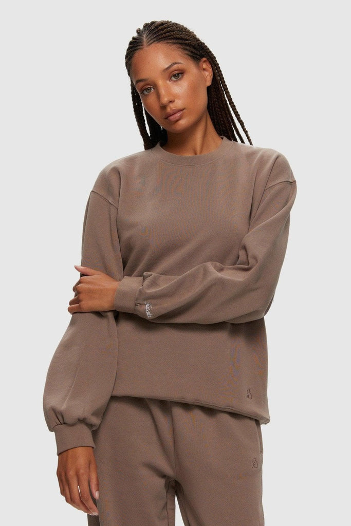 Crew Sweater - Taupe