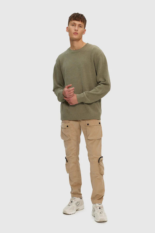 Corduroy Utility Pants - Beige