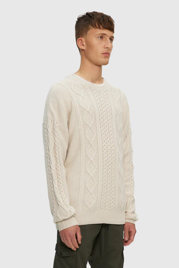 Cord clearance knit sweater