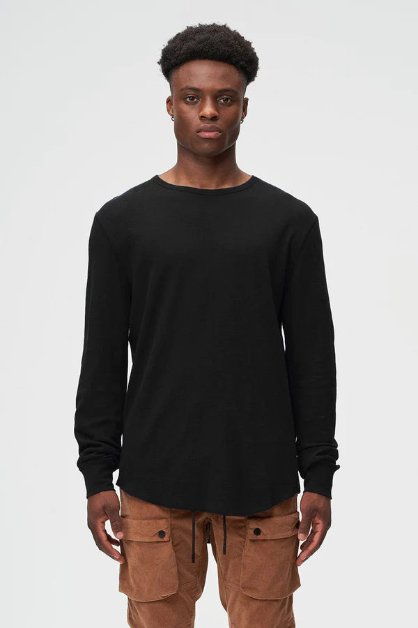 Thermal Hi-Lo Long Sleeve - Black