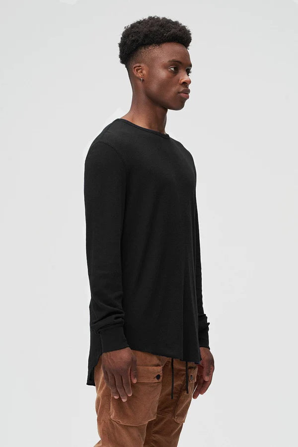 Thermal Hi-Lo Long Sleeve - Black