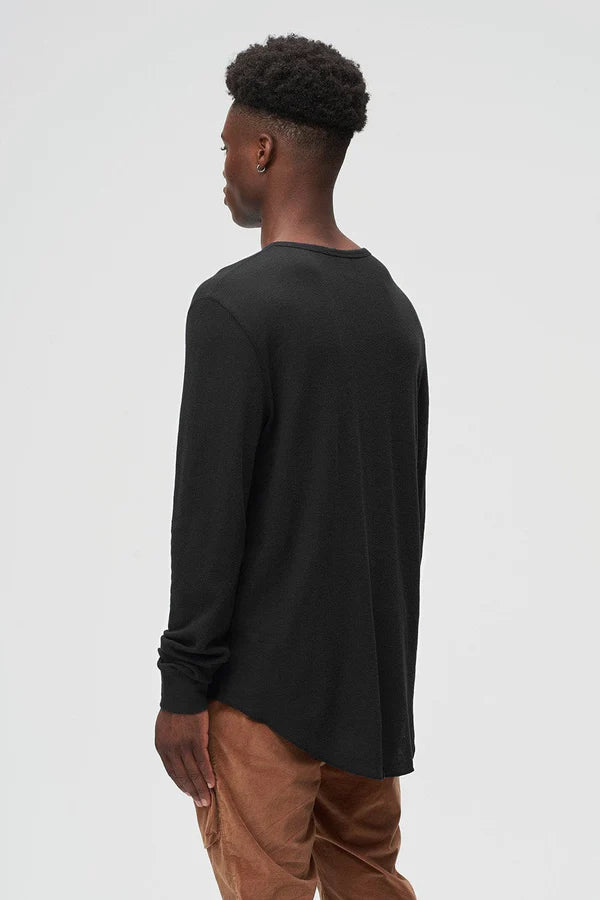 Thermal Hi-Lo Long Sleeve - Black