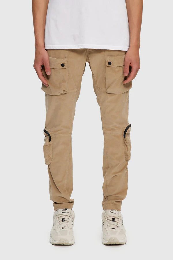 Corduroy Utility Pants - Beige