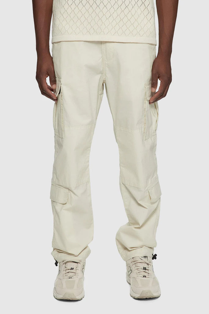 Double Cargo Pants - Cream