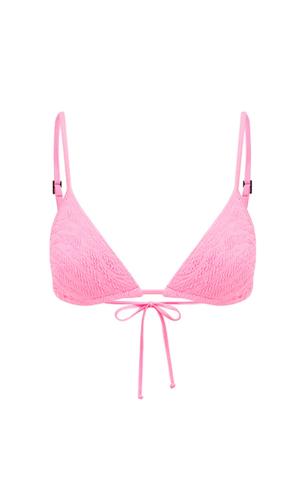 Luana Triangle Top Pink Tiger Sundra