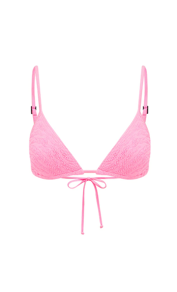 Luana Triangle Top - Pink Tiger