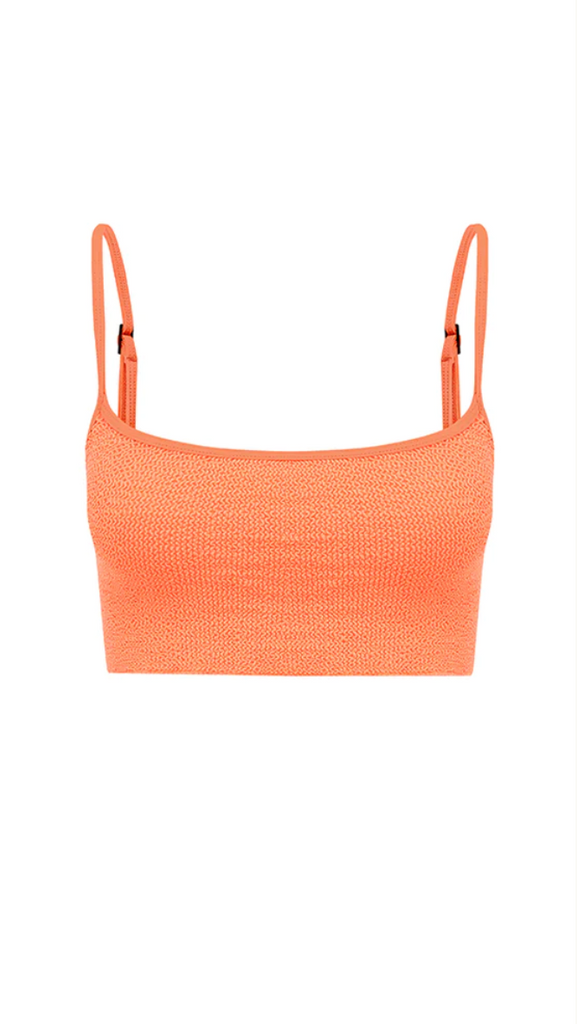 Eco Reid Crop - Neon Orange