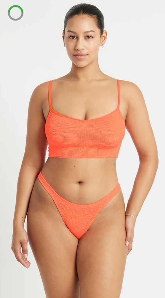 Eco Reid Crop - Neon Orange