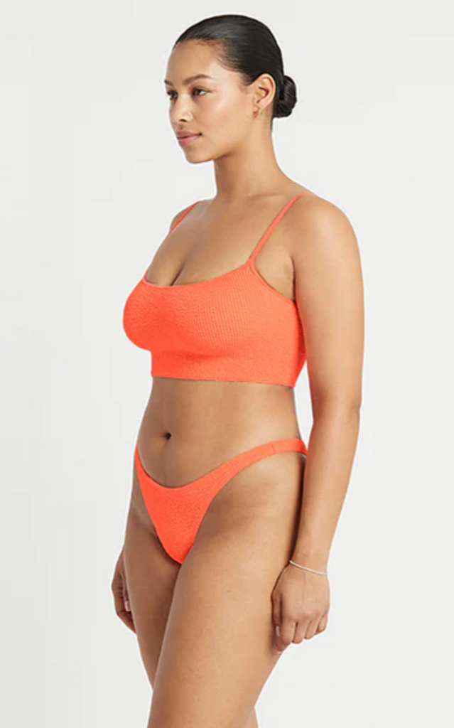 Eco Reid Crop - Neon Orange