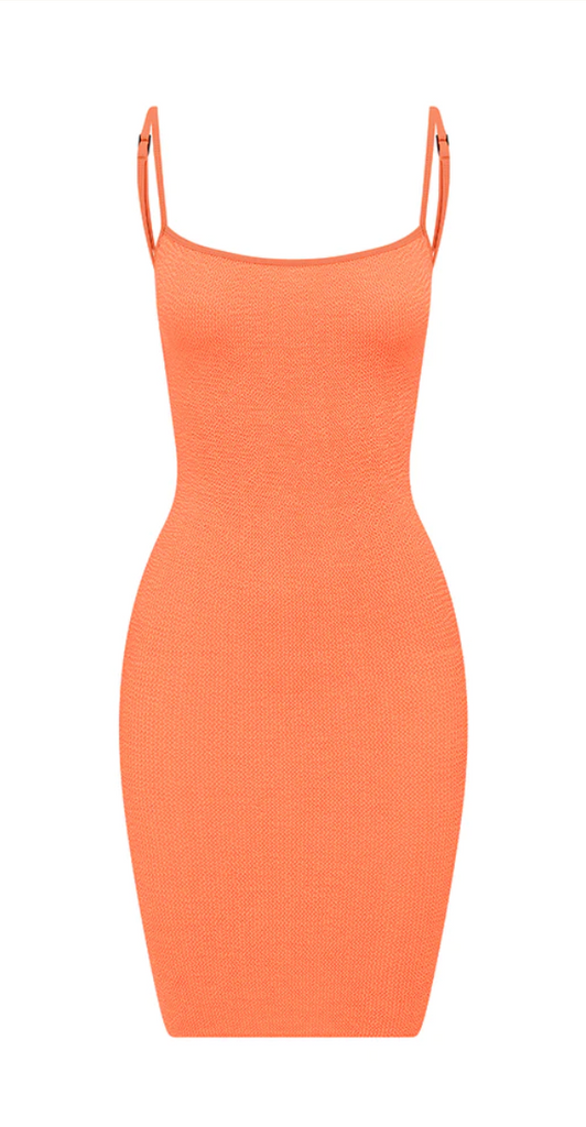 Eco Paloma Dress - Neon Orange
