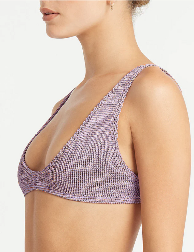 Lurex Scout Crop - Lavender