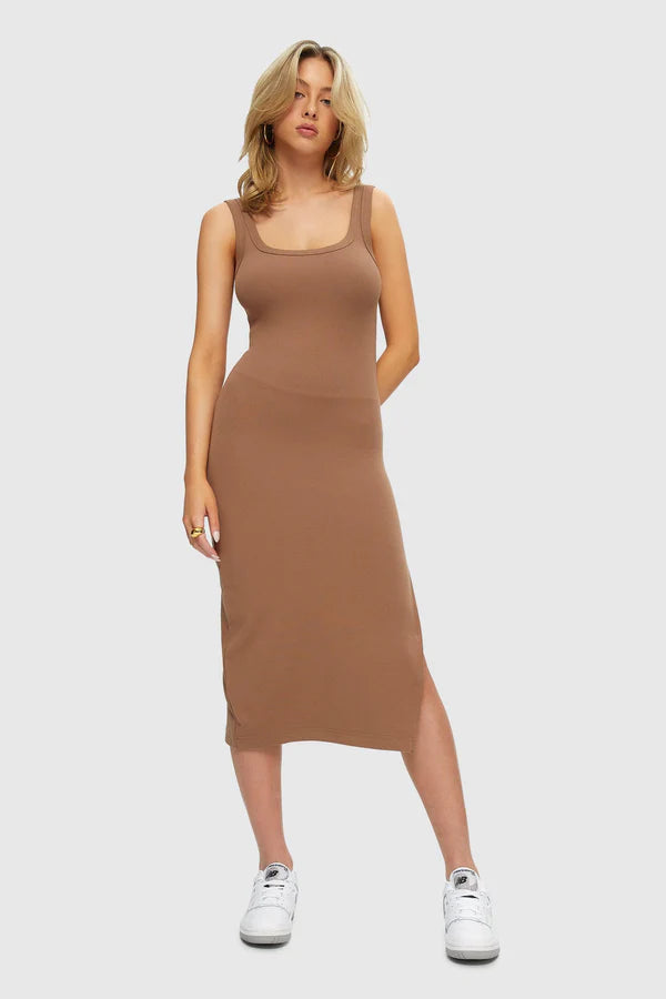 Midi Tank Dress - Nutmeg