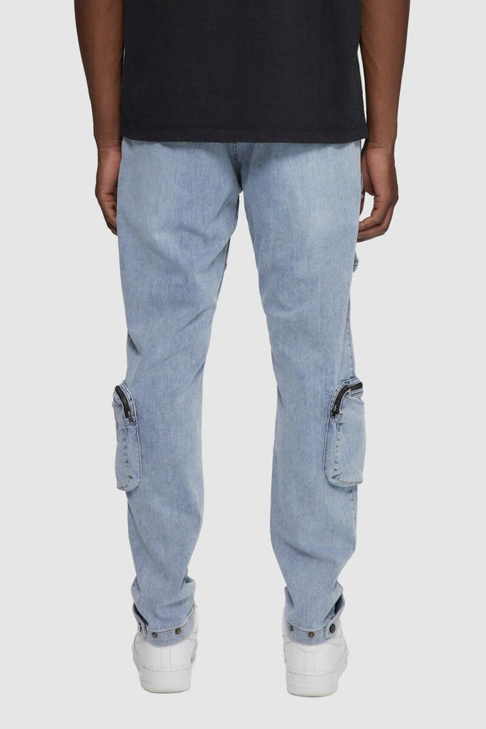 Denim Utility Pant - Light Blue