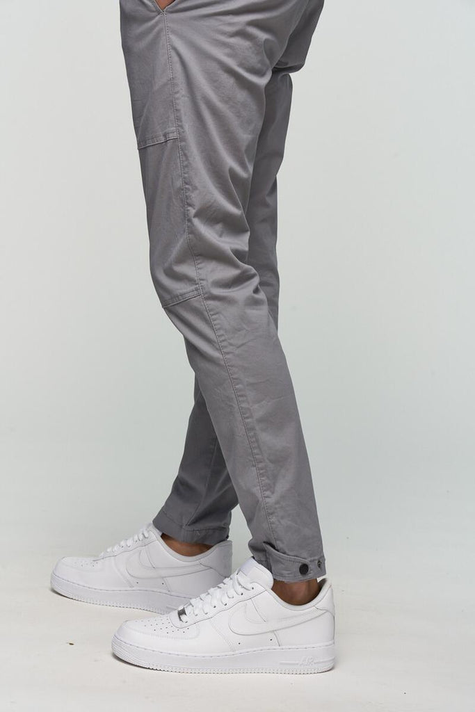 Snap Trouser -  Light Grey