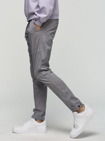 Snap Trouser -  Light Grey