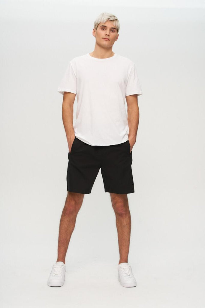 7" Tencel Chino Shorts - Black