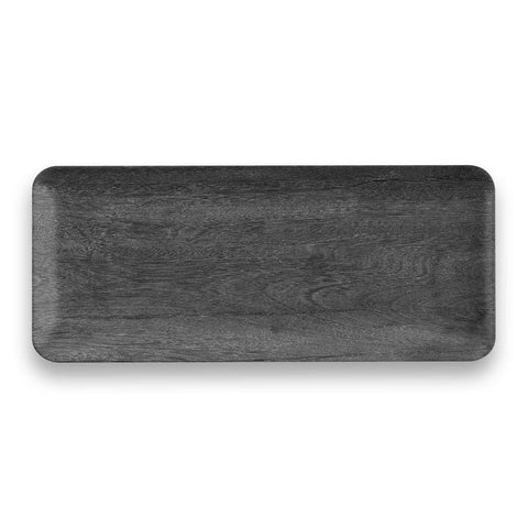 Faux Real Blackened Wood Tray
