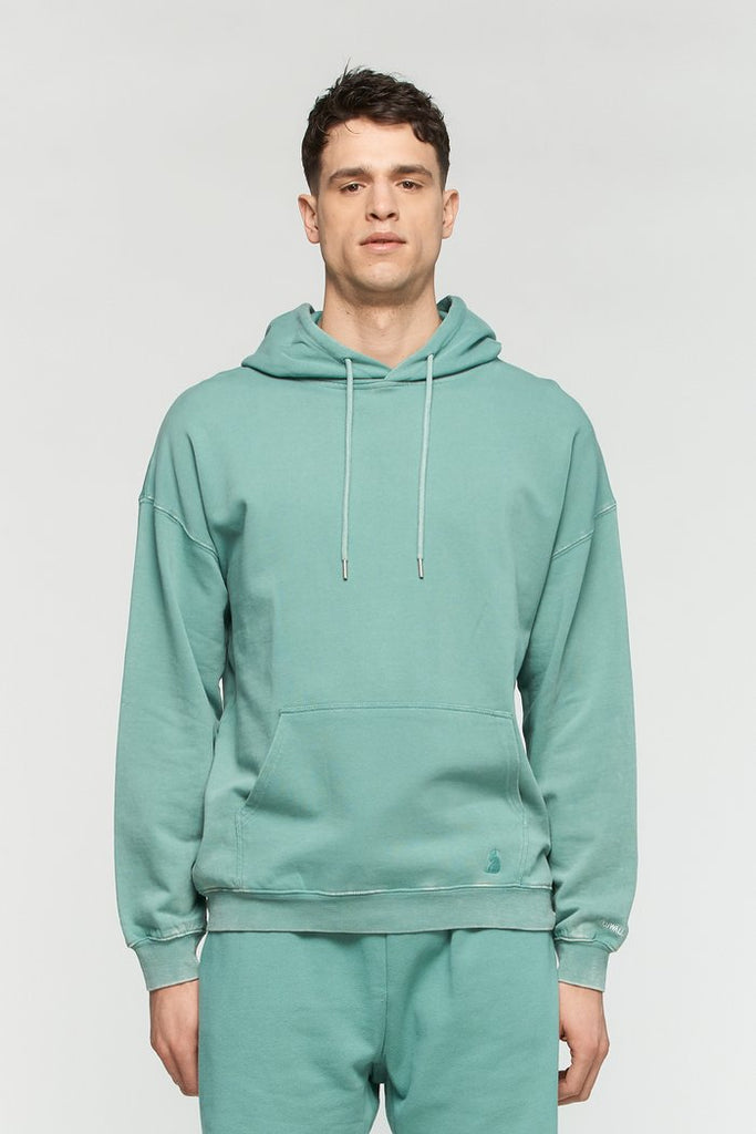 Vintage Washed Hoodie - Beryl Green