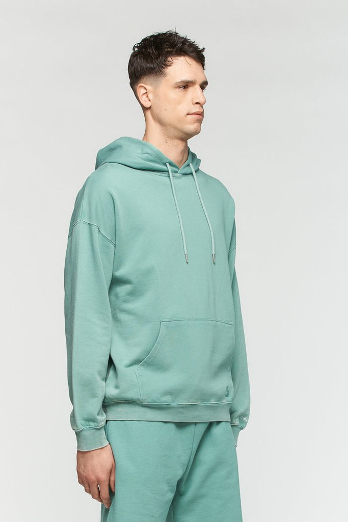 Vintage Washed Hoodie - Beryl Green