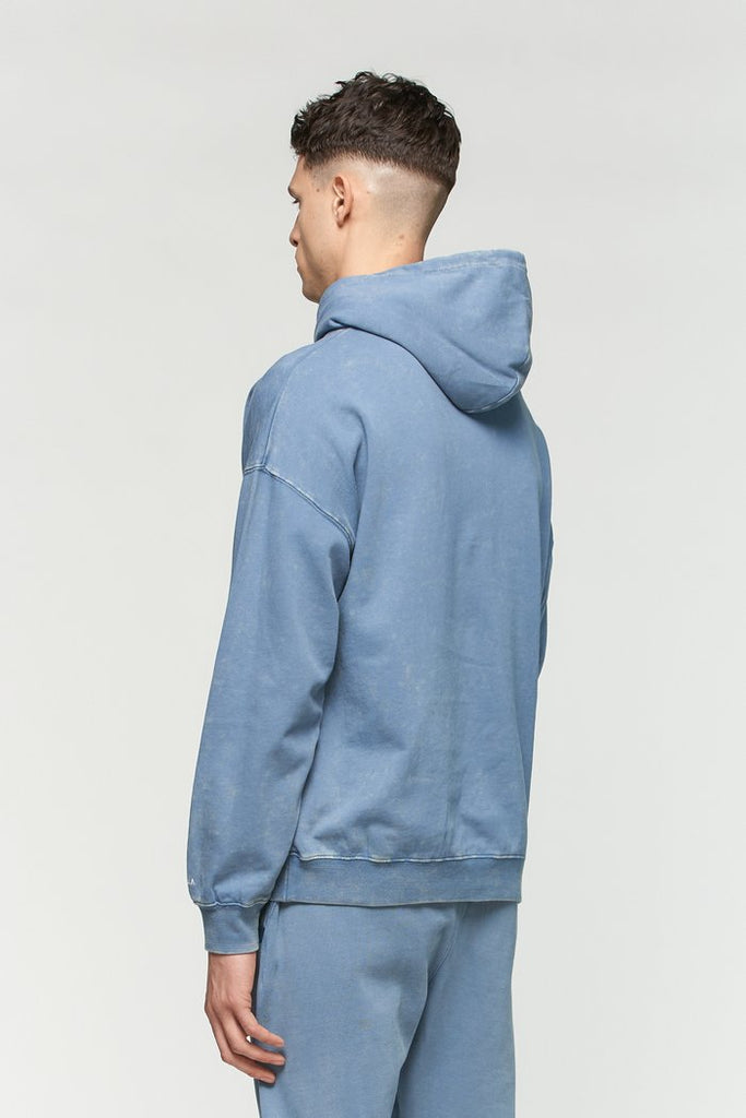 Vintage Washed Hoodie - Captain Blue