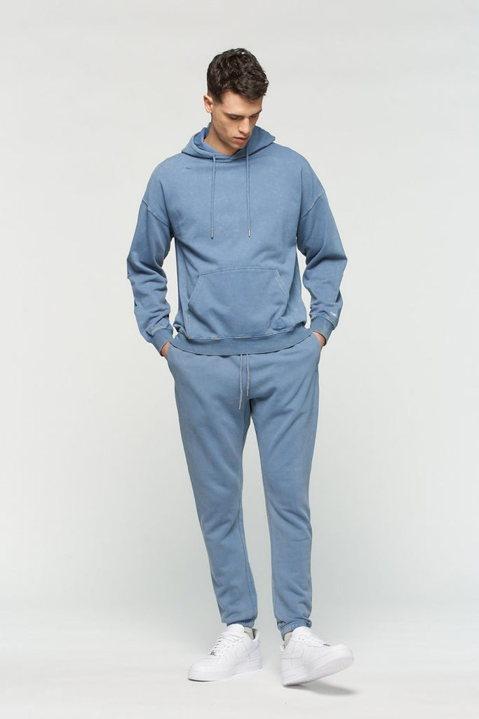 Vintage Washed Hoodie - Captain Blue