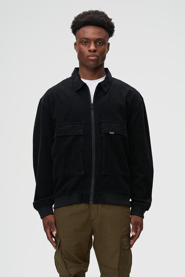 Military Corduroy Jacket - Navy