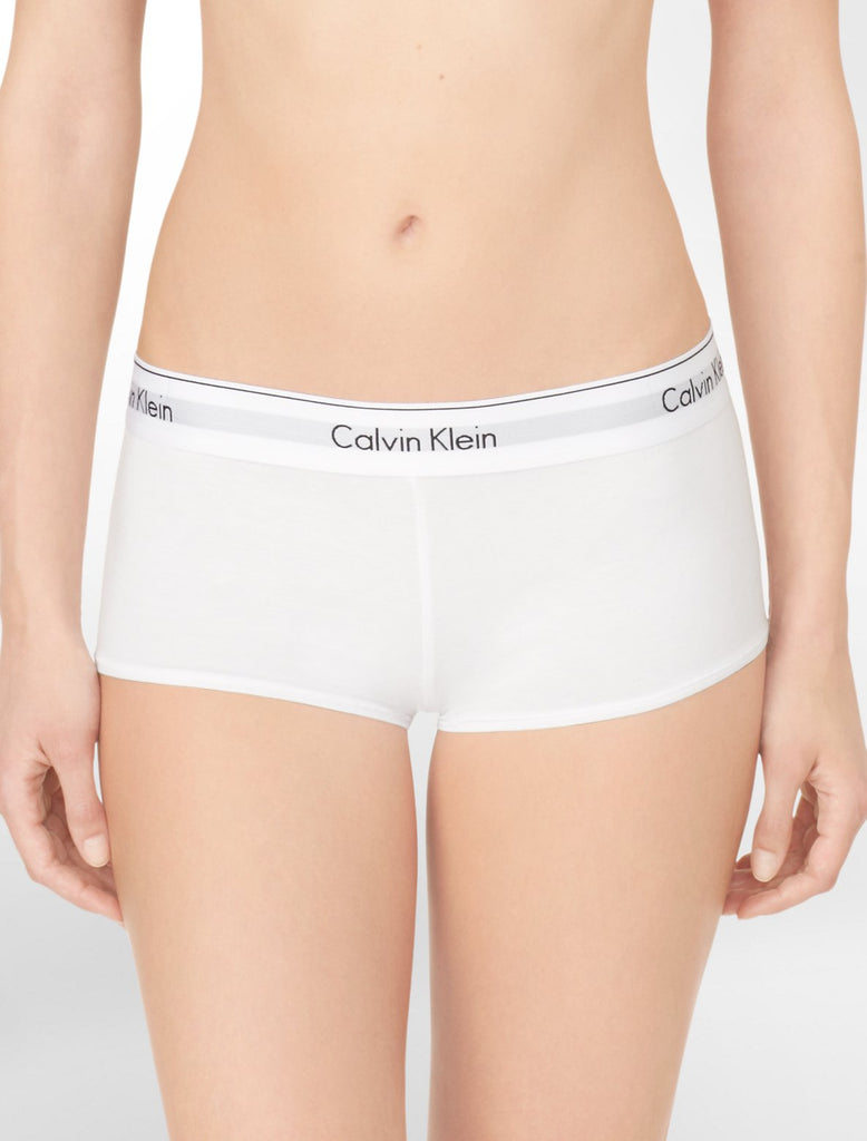 Modern Boyshort Panty - White