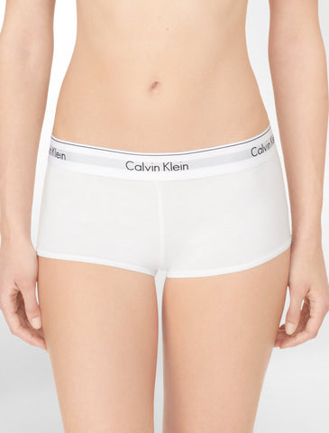 Modern Boyshort Panty - White