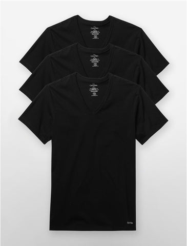 Black V-Neck Tee Pack