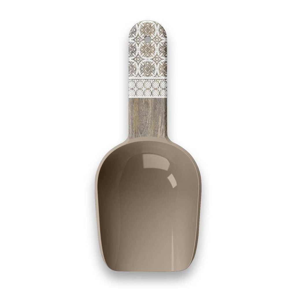 Moroccan Wood Pet Scoop