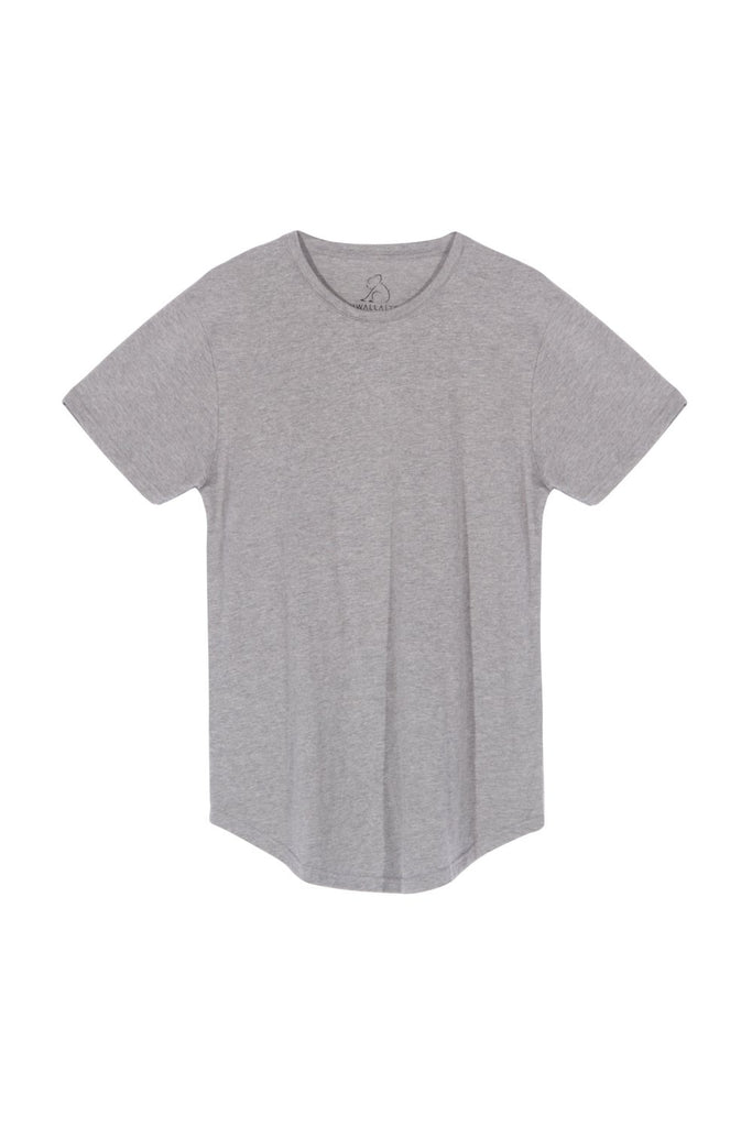 Scoop Tee - Heather Grey