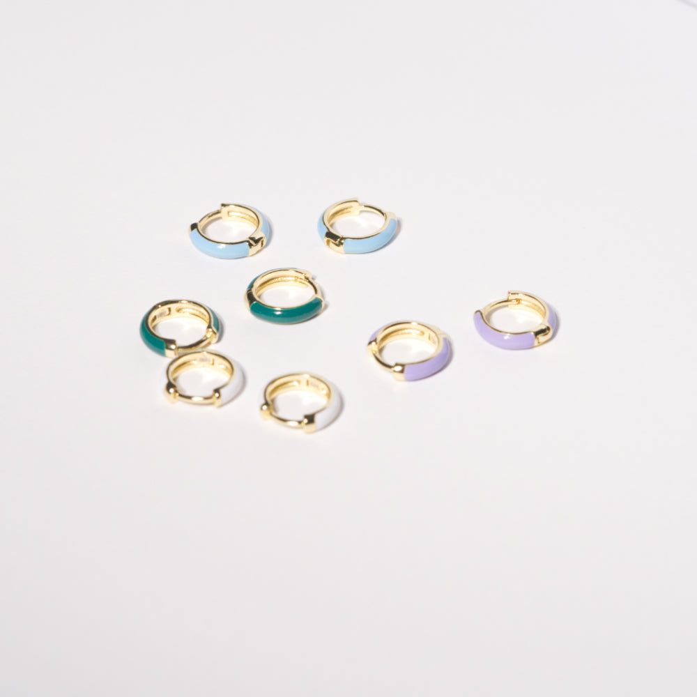 Candy Enamel Huggies