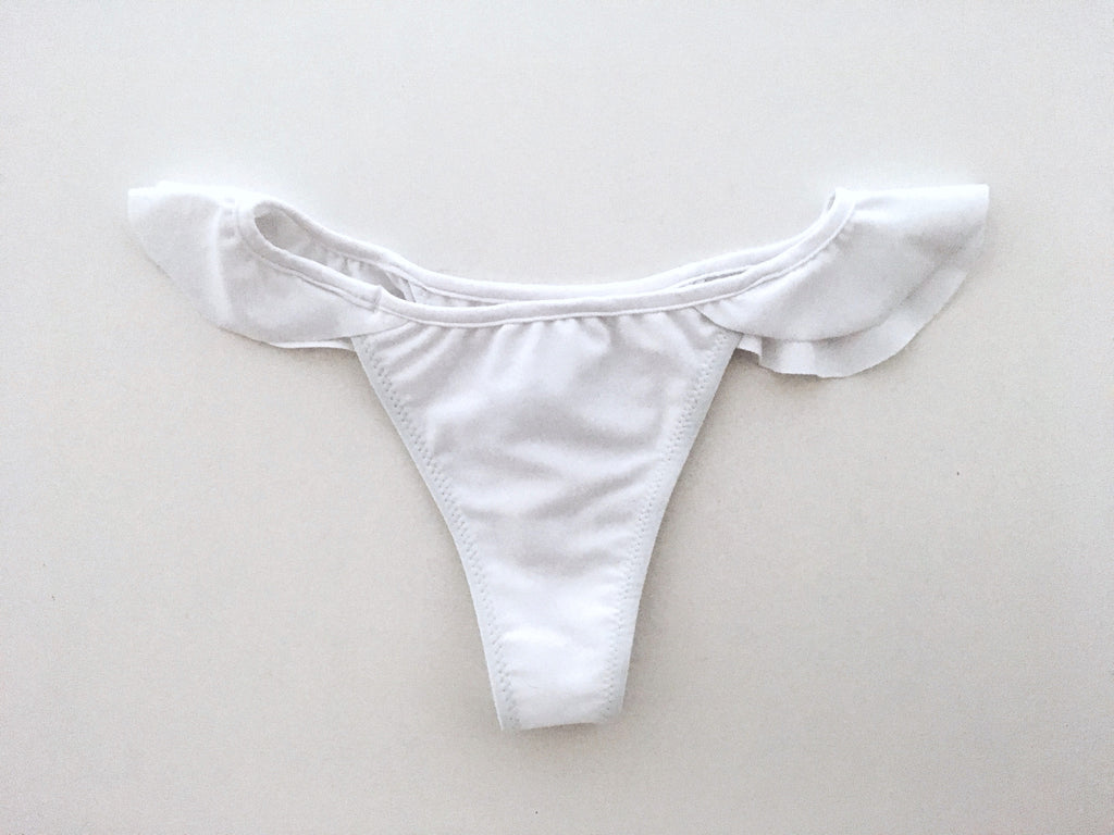 Ruffel Bottom - White