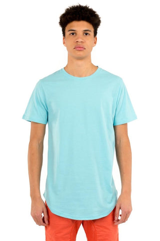 Eazy Scoop Tee - Aqua