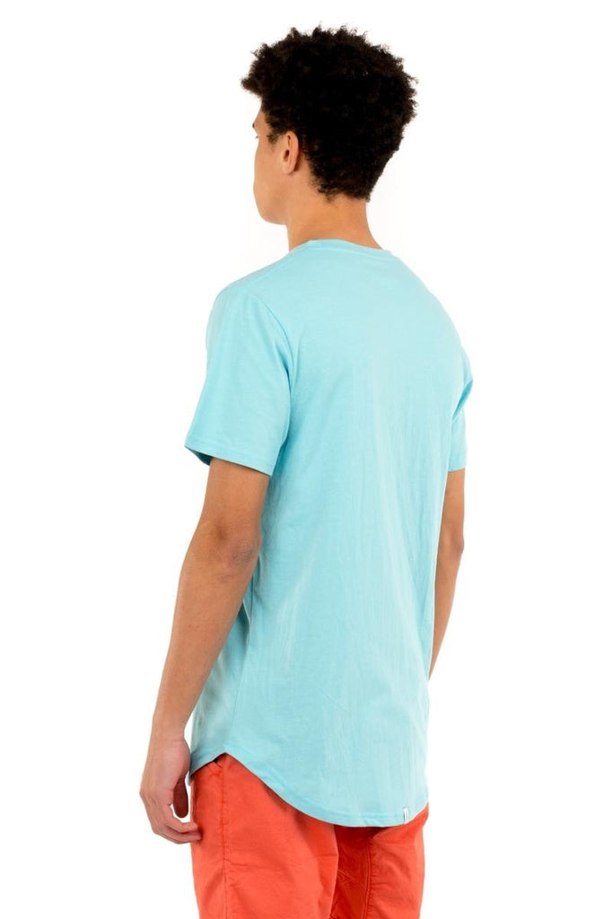 Eazy Scoop Tee - Aqua