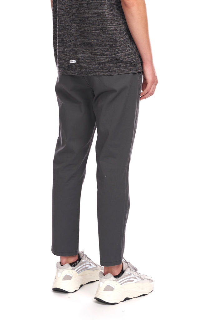 Cropped Ankle Chino - Charcoal