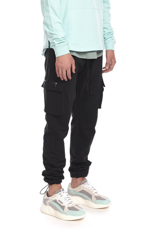 Cargo Sweatpant - Black