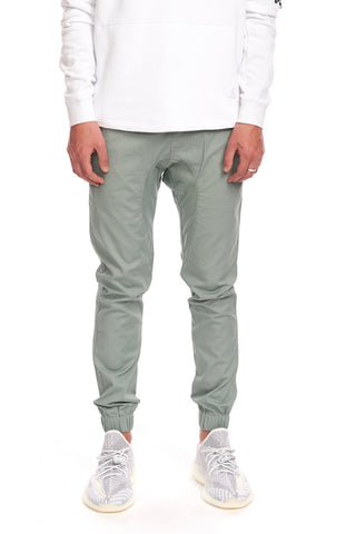 Chino Joggers - Sage