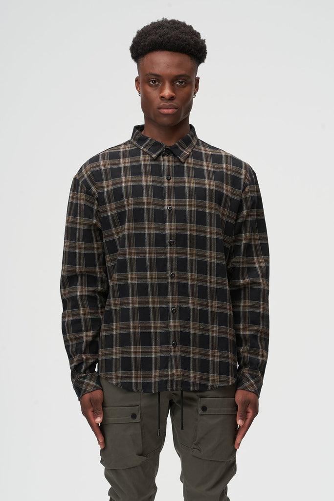 Proper Plaid - Black/Brown