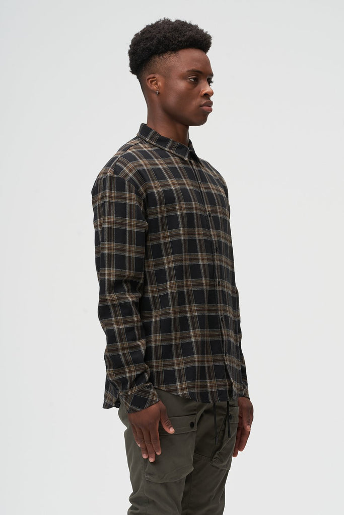 Proper Plaid - Black/Brown