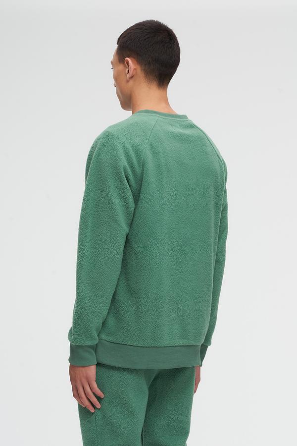 Pile Raglan Crew - Green