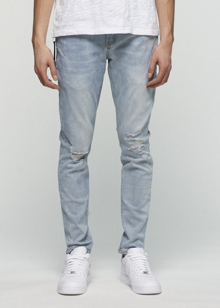 Destroyed Denim - Light Blue