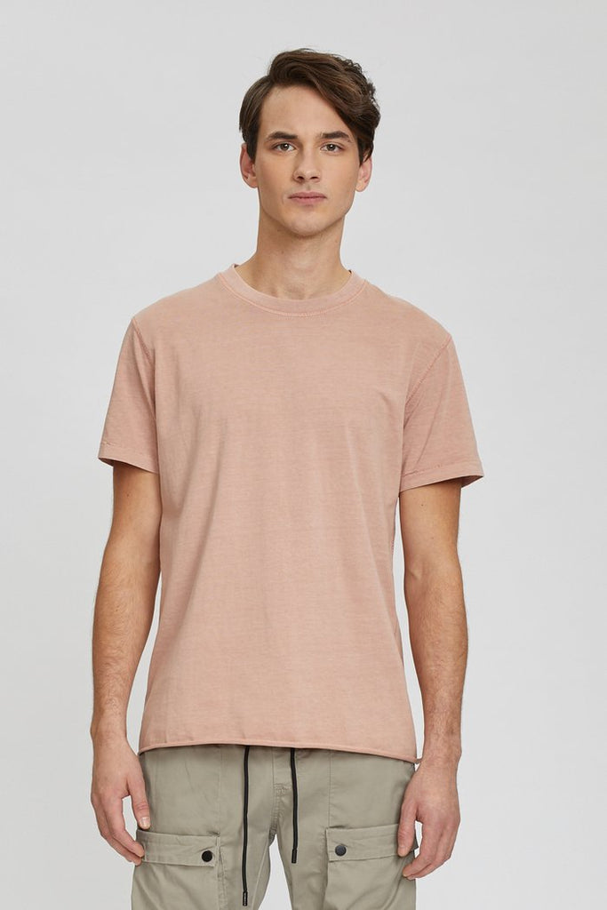 Pigment Raw Tee - Blush