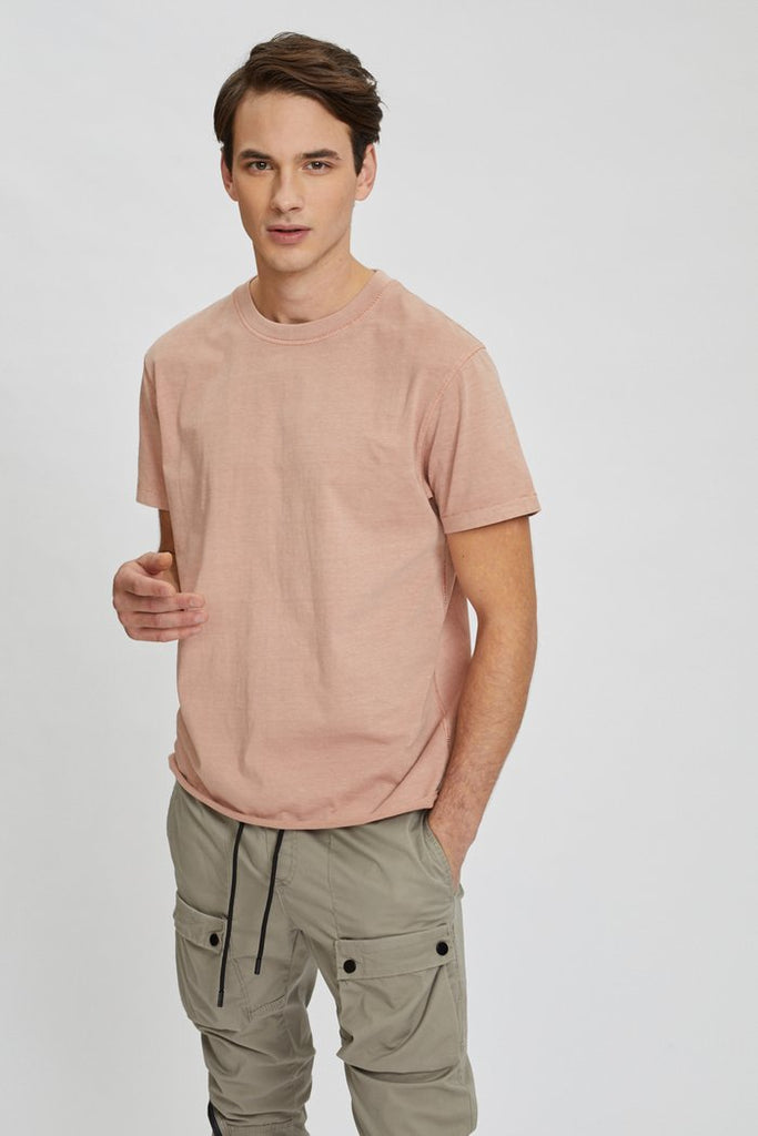 Pigment Raw Tee - Blush