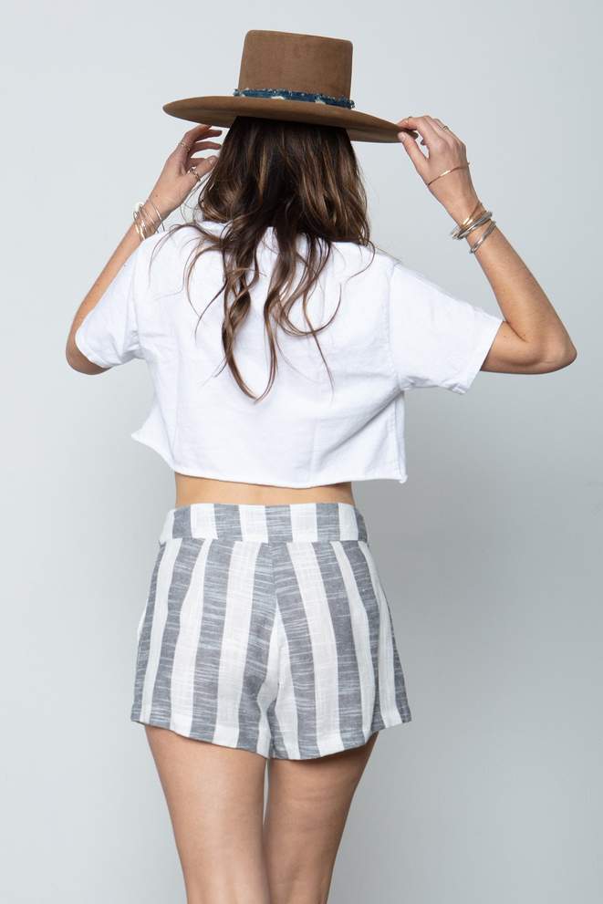 Box Tie Short - Stripe