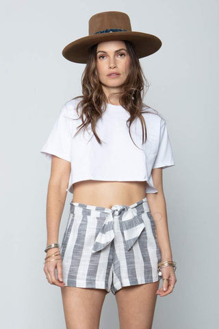 Box Tie Short - Stripe