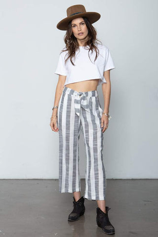 Box Tie Pant - Stripe