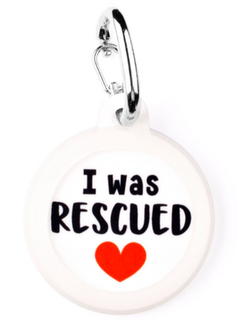 I Was Rescued Pet Tag